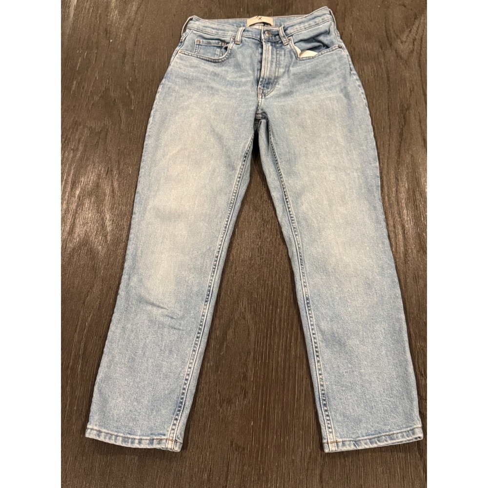 Everlane Women's Straight Leg Jeans in Light Blue